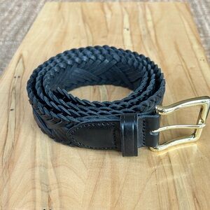 Women’s Plaited Italian Leather Belt